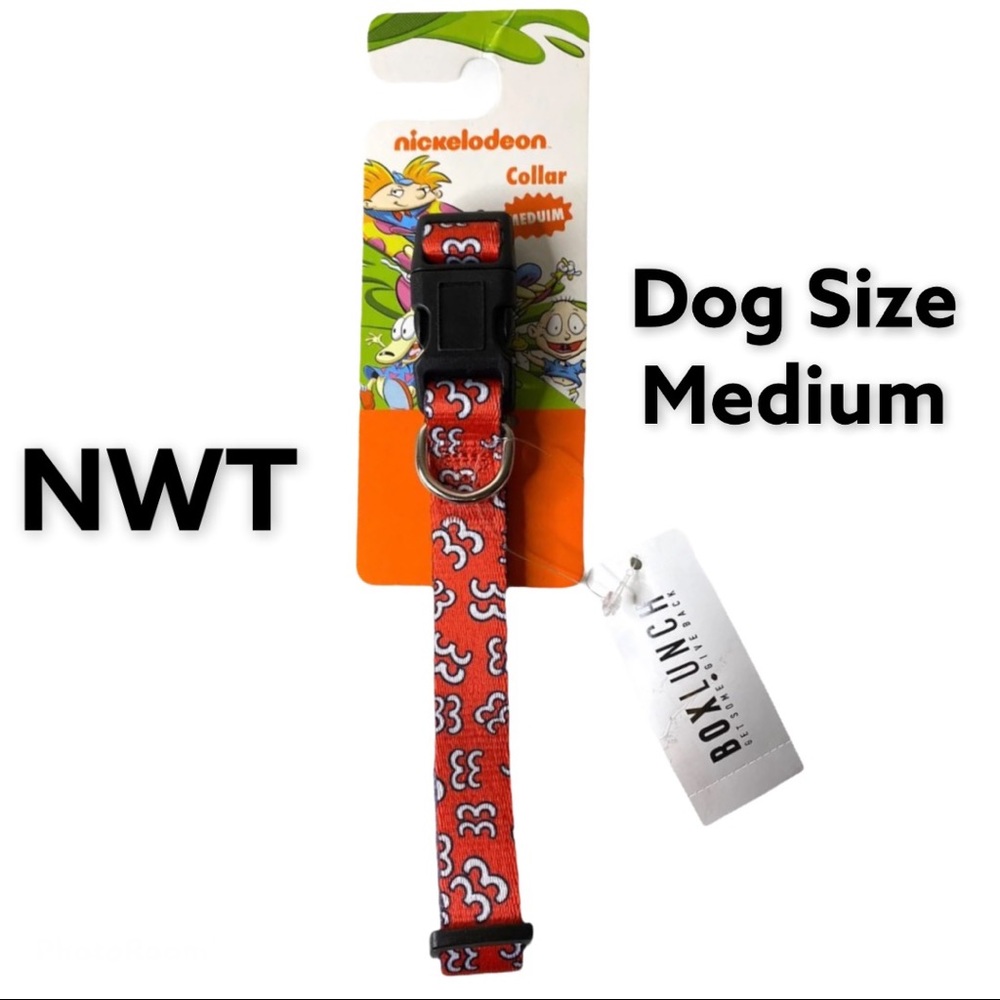 Nickelodeon Hey Arnold Dog Collar Medium NWT
